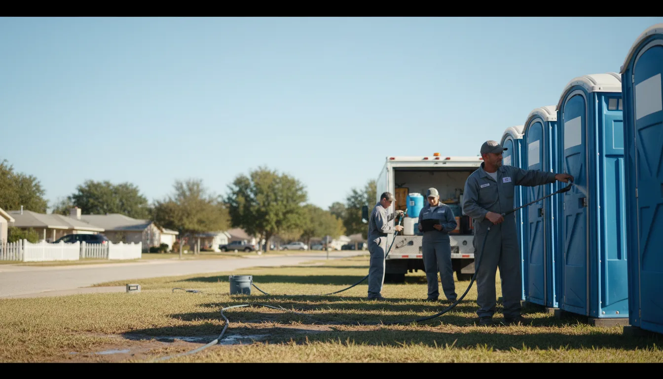 Long-Term Portable Toilet Rental in Haworth, OK near me
